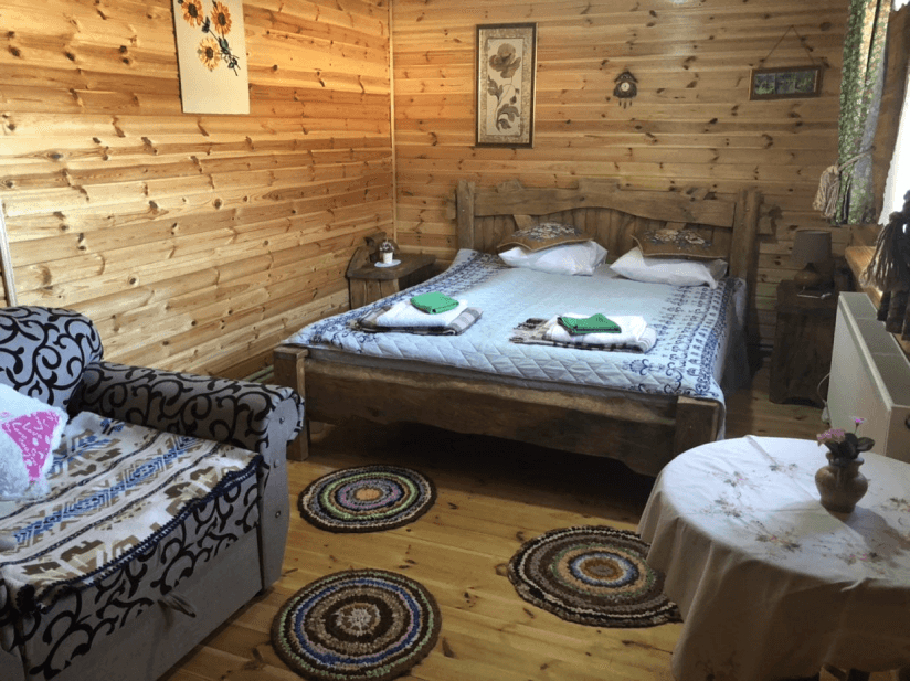 photo of the wooden house Pantry de luxe of the eco-estate In the countryside Grandpa's village