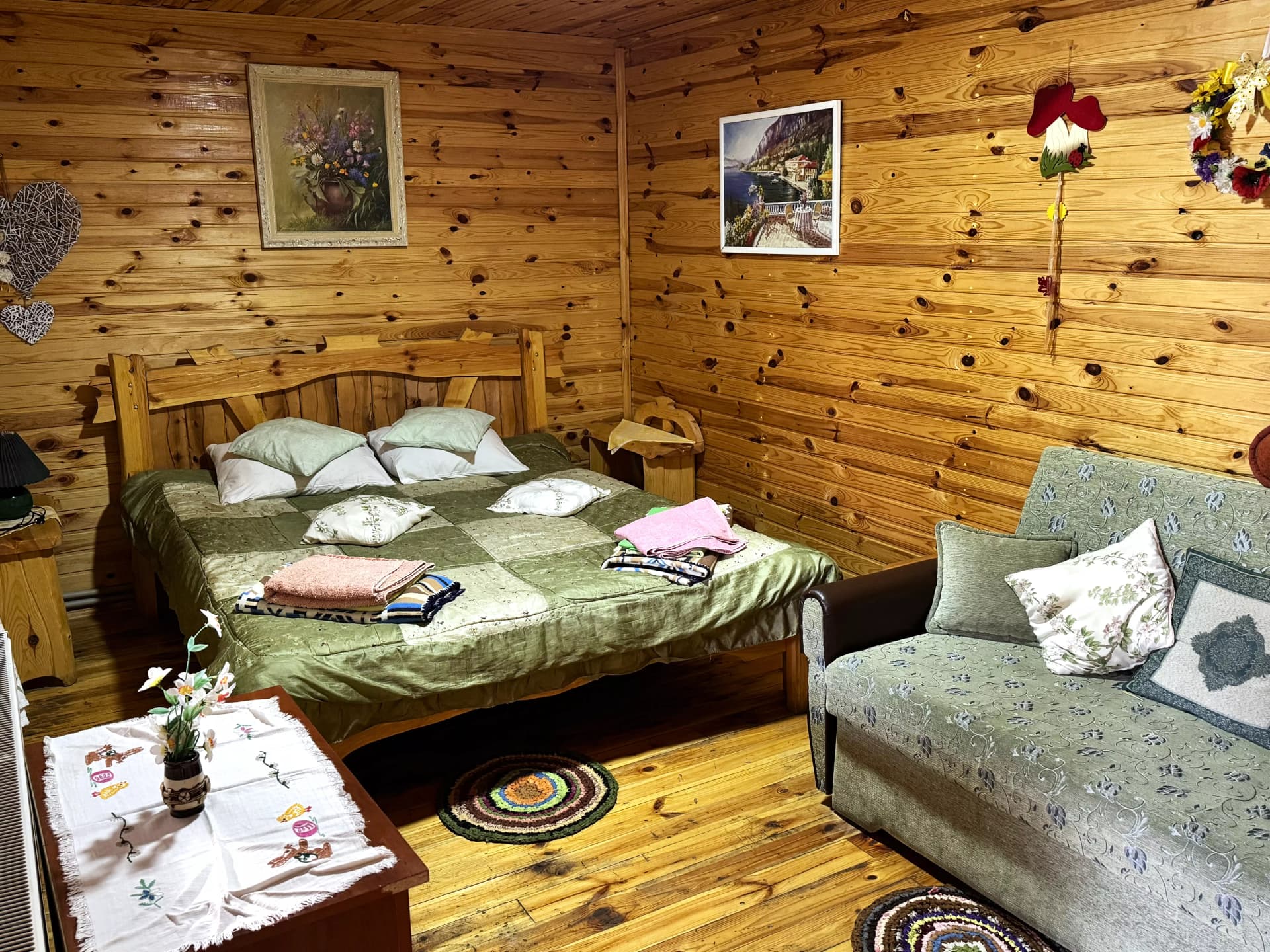 photo of the wooden house Hornytsia of the eco-estate In the countryside Grandpa's village