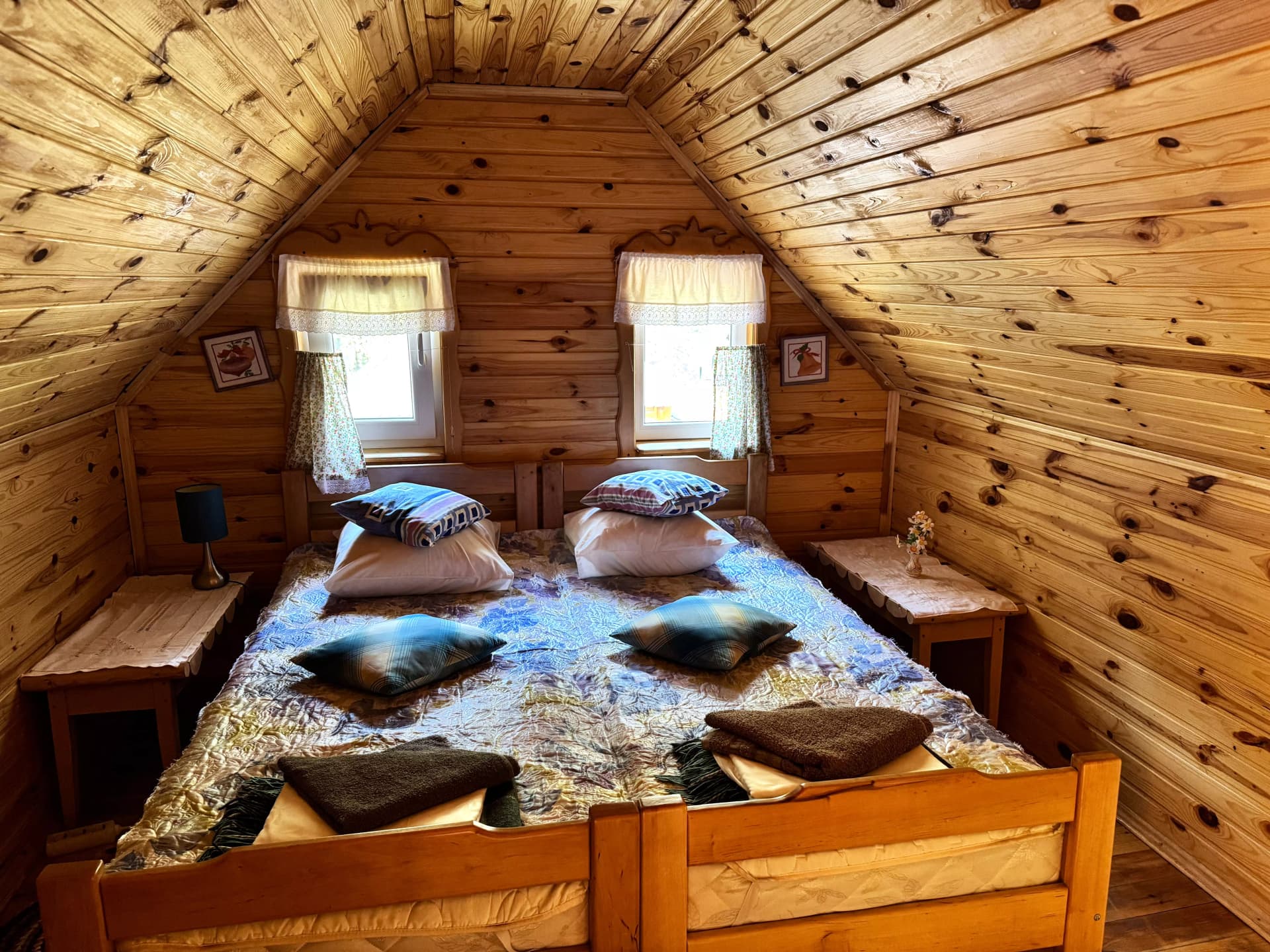 photo of the wooden house Teremok of the eco-estate In the countryside Grandpa's village