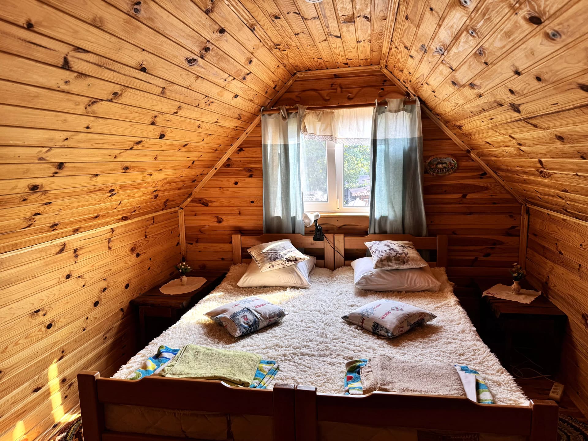 photo of the wooden house Teremok of the eco-estate In the countryside Grandpa's village