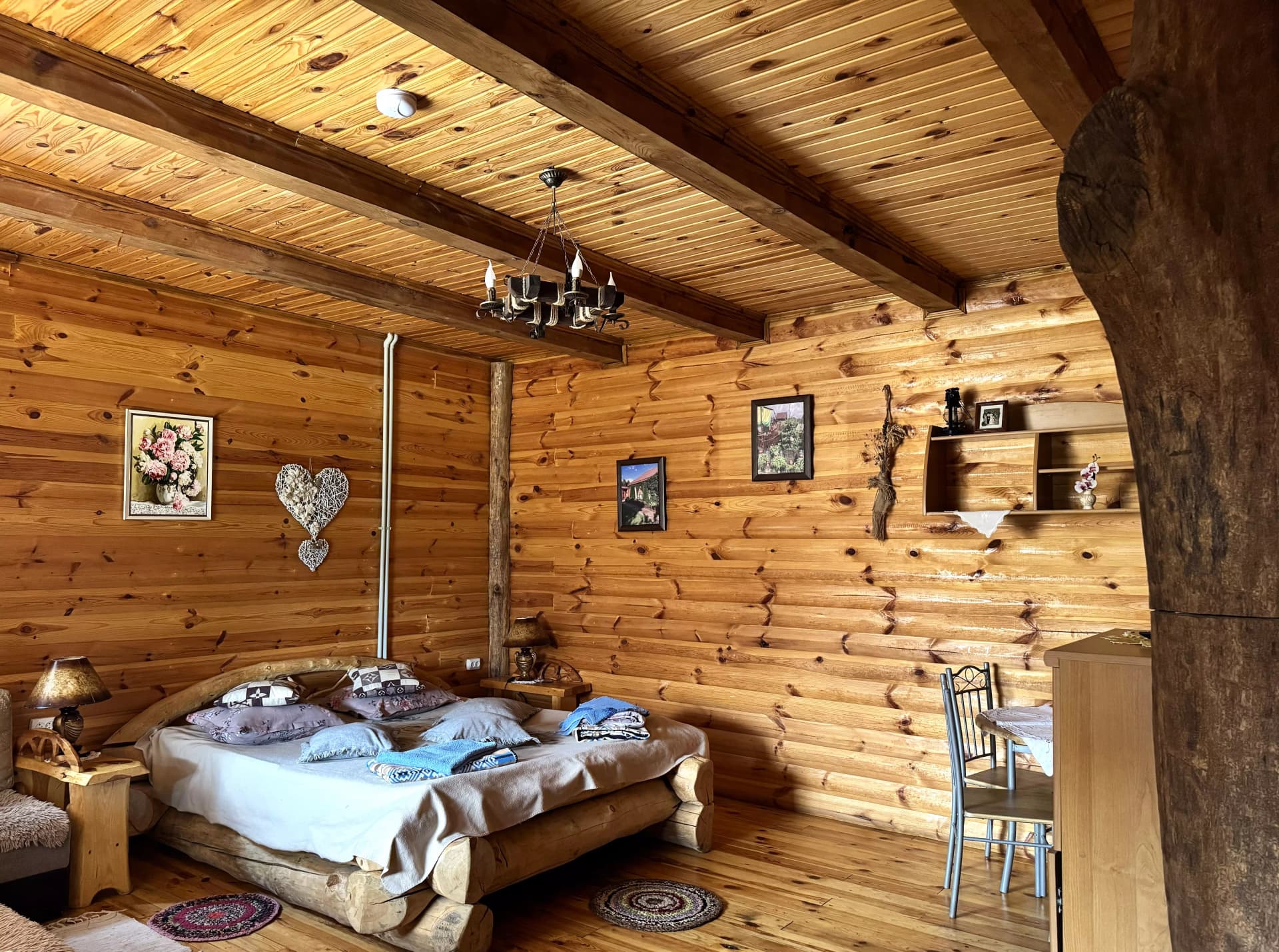 photo of the wooden house Granny's Mansions
(1 floor) of the eco-estate In the countryside Grandpa's village