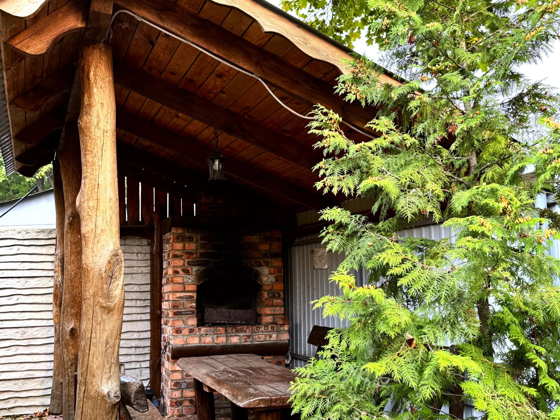 photo of the wooden house Teremok of the eco-estate In the countryside Grandpa's village